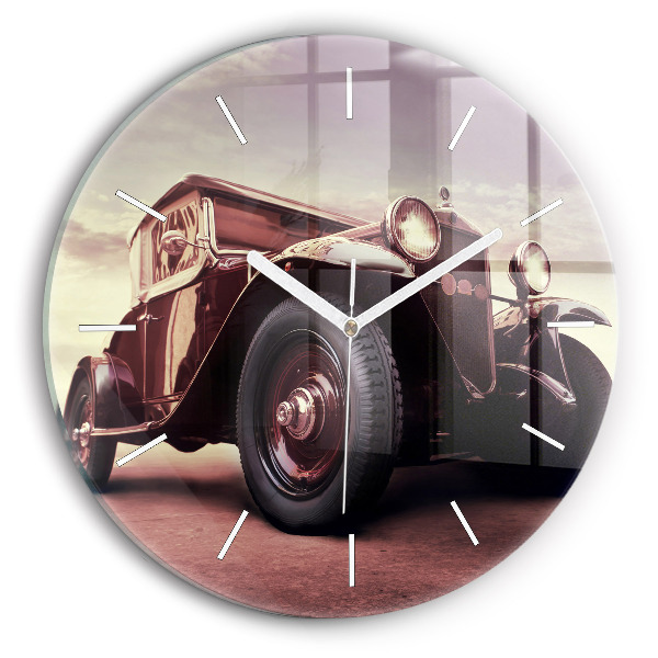Okrúhle hodiny Historické auto