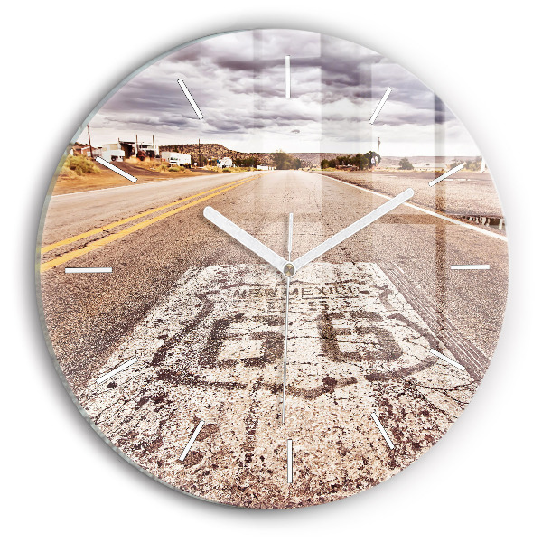 Okrúhle hodiny Route 66 USA