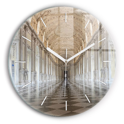 Okrúhle nástenné hodiny Múzeum La Veneria Reale