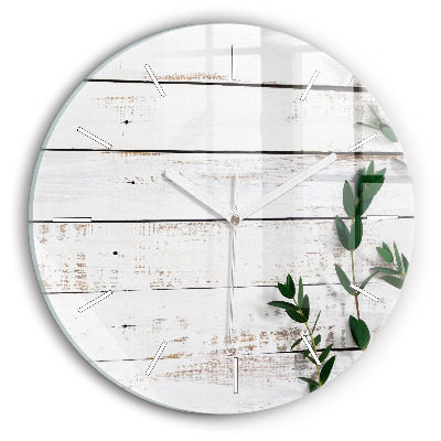 Okrúhle hodiny Ľahké drevené dosky