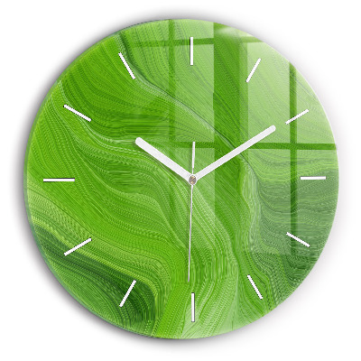 Okrúhle nástenné hodiny Moderné vlny